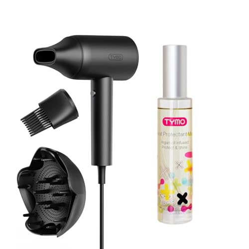 TYMO AIRBLISS Blow Dryer + TYMO Heat Protectant Spray for Hair