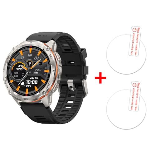 KOSPET Tank T3 Ultra 2 GPS Smart Watch with Tempered Glass Screen Protector(2 Pack)