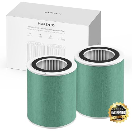 MORENTO Air Purifier Replacement Filter for MR7566 Air Purifer, High-Efficiency Activated Carbon Hepa Filter，4-in-1 four-layer Air filter, Original