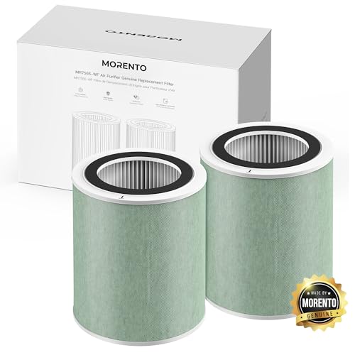 MORENTO MR7566 Air Purifier Replacement Filter for MR7566 Air Purifer, High-Efficiency Activated Carbon Filter，4-in-1 Air Purifier Filter, Original