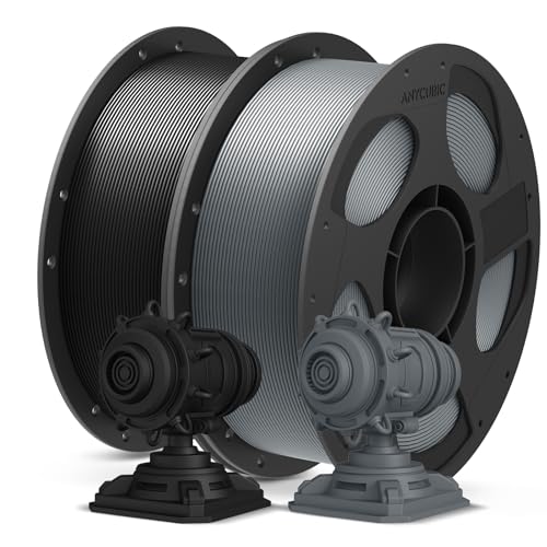 ANYCUBIC PLA+ 3D Printer Filament 1.75mm, High Toughness 3D Printing Filament, Dimensional Accuracy +-- 0.02mm, Print with Most FDM 3D Printers,Intell