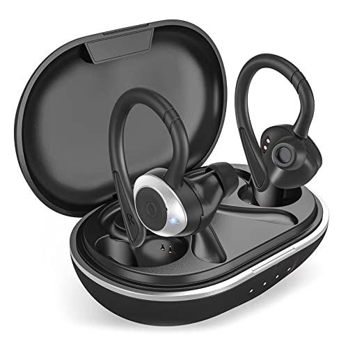 comiso Wireless Earbuds Bluetooth Headphones, True Wireless in Ear Bluetooth 5.1 Earbuds with Microphone, Deep Bass, IPX7 Waterproof Loud Voice Earpho