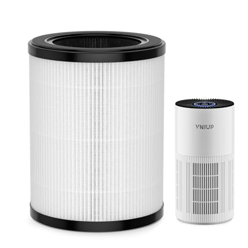ZQA-6000A Replacement Filter Genuine ZQA-6000A Air Purifier, H14 True Air Cleaner 360° 3-Stage Filtration, 3-in-1 High-Efficiency Air Purifier with E