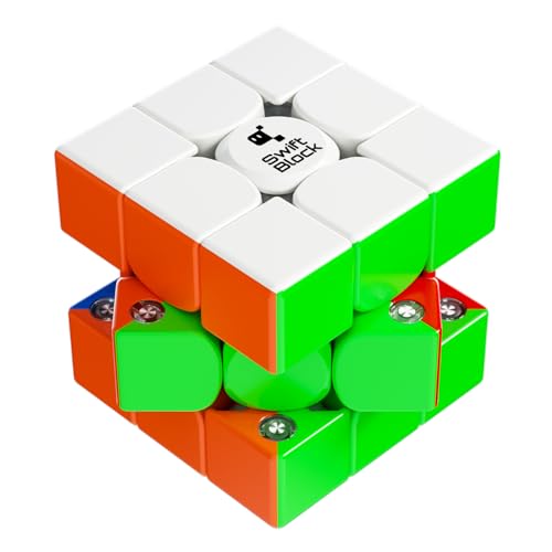 3x3 Maglev Magnetic Speed Cube, Smooth and Fast Puzzle with 48 Magnetic Capsules, Adjustable Tension and Durable Stickerless Design for Kids and Adult
