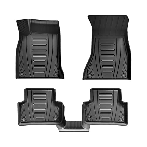 3W Floor Mats Custome Fit for 2017-2024 2025 Audi A4-A4 Allroad All Weather TPE Accessroies Floor Liner Full Set Car Mats 7) A4 17-25|Floor Mats