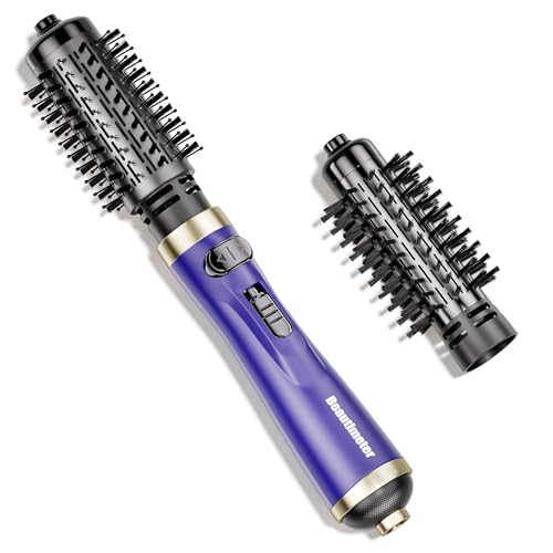 Beautimeter Hair Dryer Brush, Rotating Blow Dryer Brush with 2-Inch and 1.5-Inch Brushes, 3 in 1 Hot Air Styler and Rotating Brush, Hair Dryer Brush B