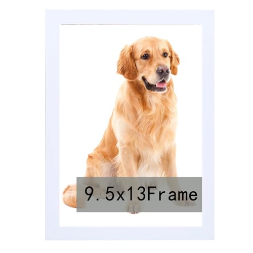 RUN HELIX 9.5x13 Picture Frame, 9.5 x 13 Picture Frame for Wall Decoration, Classic Minimalist Style Suitable for Decorating Houses, Offices, Hotels 1