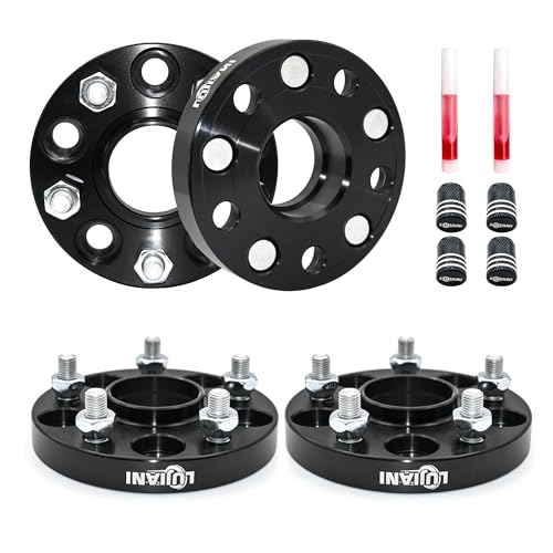 4 Pack 5x114.3mm Wheel Spacers for Tacoma, Sienna, is F, XB, 20mm Thick Forged Hubcentric Tire Spacer, M12x1.5 Thread Studs & 60.1mm Centric Bore, 5x4