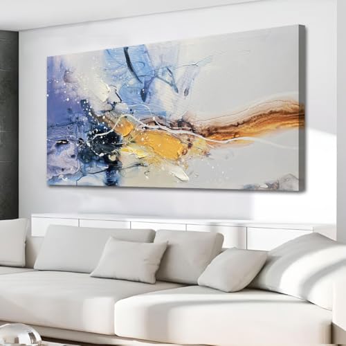 Ardemy Abstract Wall Art Bedroom Canvas Art Wall Decor Living Room Modern Textured Picture Painting Artwork for Kitchen Dining Home Office, Extra Larg