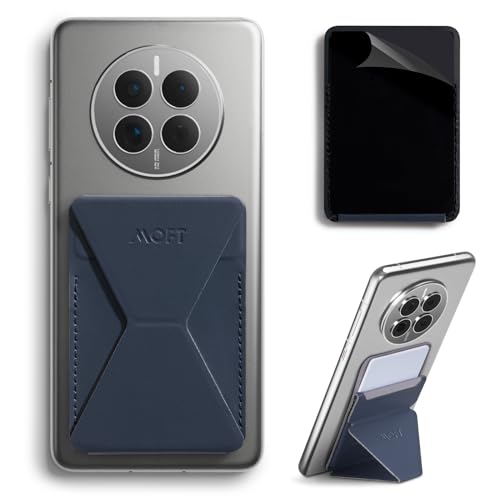 MOFT Phone Stand, Adhesive Card Holder Fits 2-3 Cards, Slim & Portable Phone Wallet, 2 Viewing Angles, RFID Blocking, Compatible with iPhone, Galaxy a