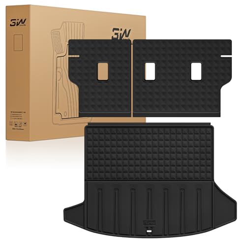 3W Seat Back Mats & Cargo Liner for 2025 2026 Chevrolet Chevy Equinox-GMC Terrain (Not for Equinox EV), All Weather TPE Custom Fit Floor Mats, Car Mat