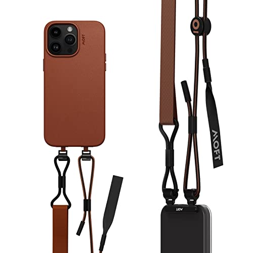 MOFT Phone Lanyard, Universal Adjustable Detachable Crossbody Long Lanyard with Phone Patch, Compatible with Most Smartphones, Bare Phone, Length up t