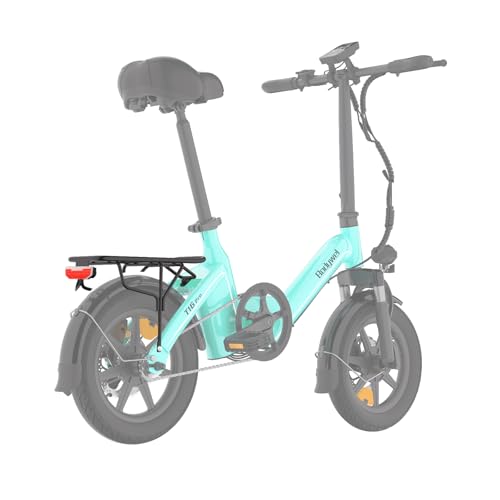 Bodywel T16Pro 14 Zoll Klappbares E-Bike Exklusives Gepäckträger-Set mit Rücklicht, inkl. Montagematerial