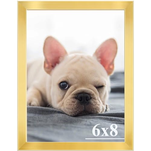 RUN HELIX 6x8 Picture Frames,Simple Designed Photo Frame,Certificate Document Frame for Horizontal and Vertical Formats,6x8 Poster Photo Frame Wall Ga