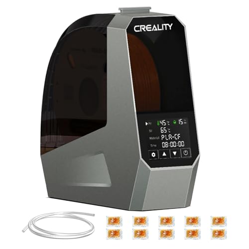 2025 Official Space Pi Filament Dryer Upgrade, 3D Printer Filament Dry Box with 360° PTC Fast Heating, 3.7'' LCD Touch Screen, One Key Set Filament d