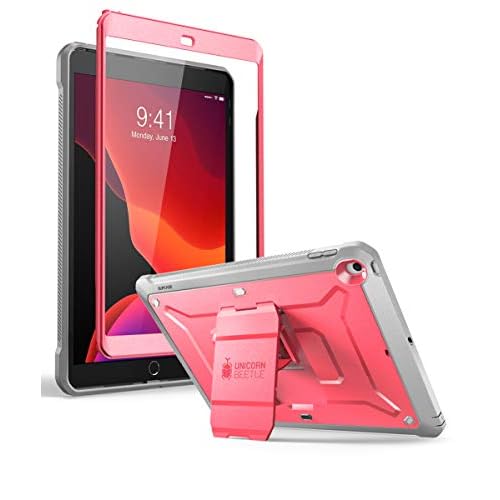SUPCASE for iPad 9th Generation Case with Screen Protector (Unicorn Beetle Pro), [Built-in Stand] Heavy Duty Rugged Protective Case for iPad 10.2 9th