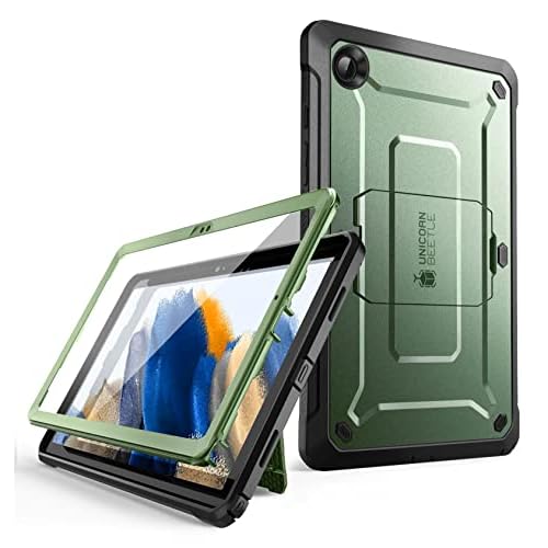 SUPCASE for Galaxy Tab A8 Case with Stand (Unicorn Beetle Pro), [Built-in Screen Protector] Full-Body Rugged Shockproof Heavy Duty Protective Tablet C