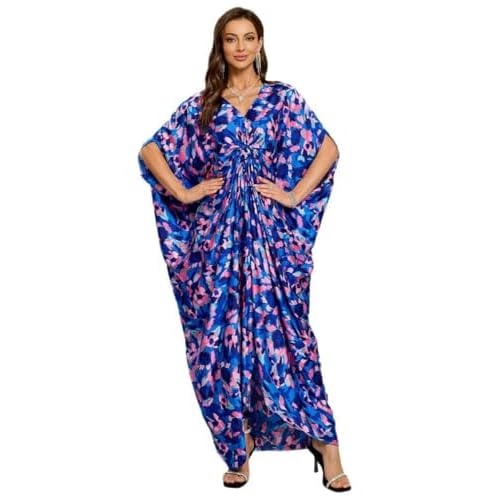 RanRui Women Beach Cover up Caftan Loungewear Swimsuit Cover Up Kaftan Dress 8765-17 One Size