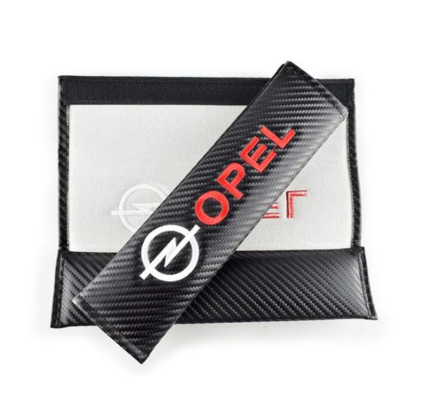 Seat Cover Safety Belt Cushion Driver Shoulder Protector for OPEL OPC DIY Car Seatbelt Pads