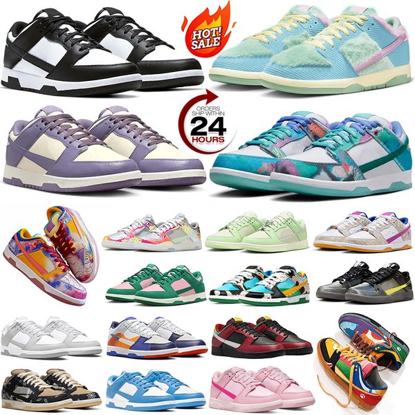 Running Shoes Men Women Sneaker What The Powerpuff Girls Panda White Black Valentines Day Grey Fog UNC April Skateboards Triple Pink Candy S