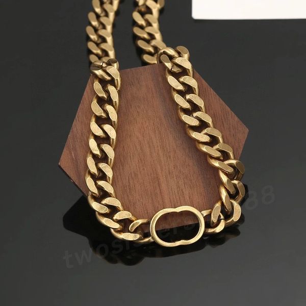 Women Designer Choker Necklace Bracelet Earrings Simple Pendant Necklace Copper Luxury Brand Sets Wholesale