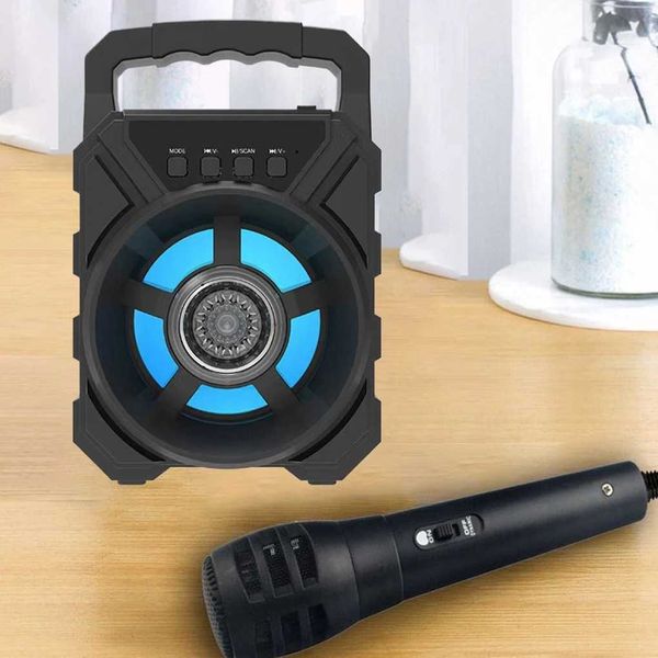 Wireless Speaker Portable Outdoor Mini Bass Sound He -cpatible Loudspeaker with Microphone Z241029
