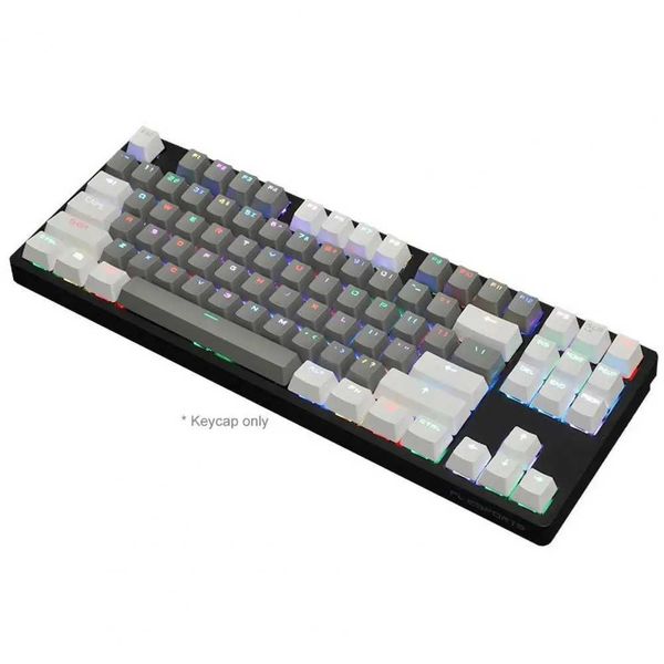 Keyboards Practical Keyboard Keycap PBT Color Matching Lightweight Color Block Mechanical Keyboard Keycap Key Cap Backlight H241123