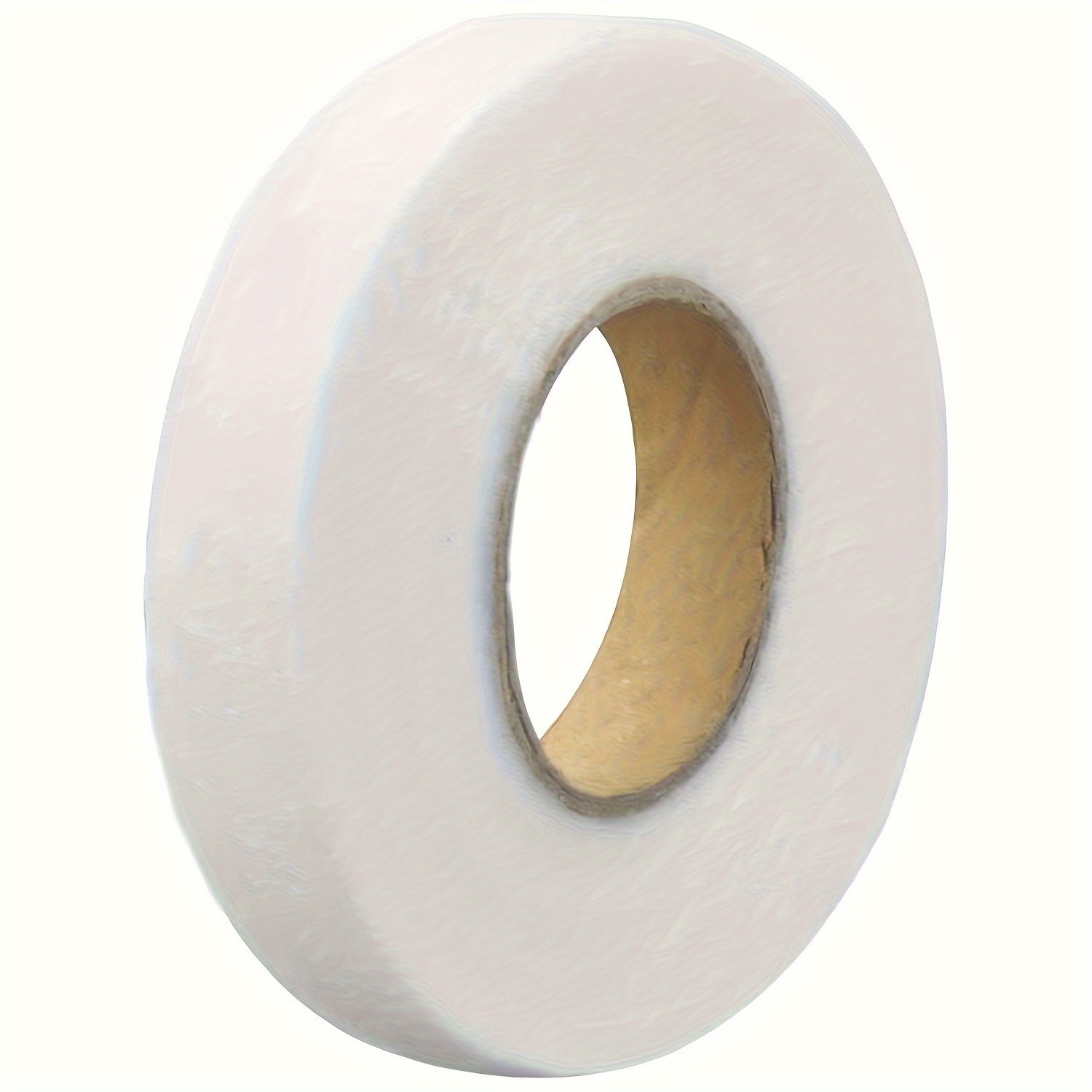 TEMU 50m White Iron-on Hemming Tape - No-sew Adhesive Bonding Tape For Pants, Clothes, Curtains & Crafts, 0.59 Inch Wide, Non-waterproof, Easy