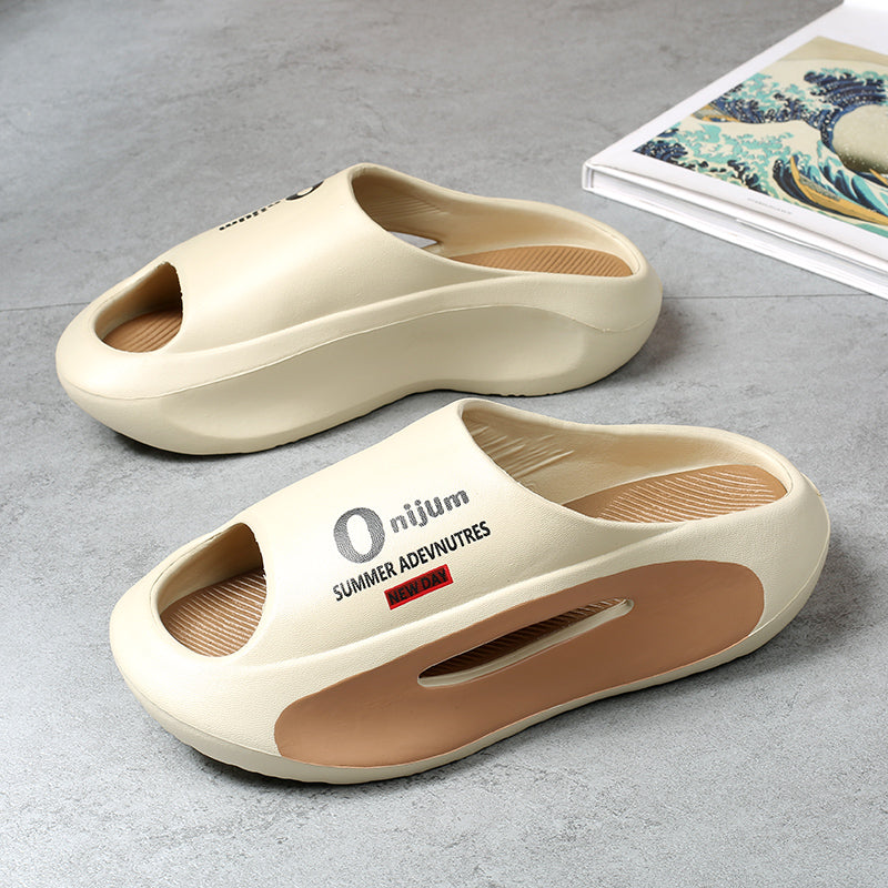 Fashion Men Slippers Outdoor Indoor Sandals Beach Soft Sole Comfortable Slides Men&#039;s Casual Shoes Women Couple Home Slippers