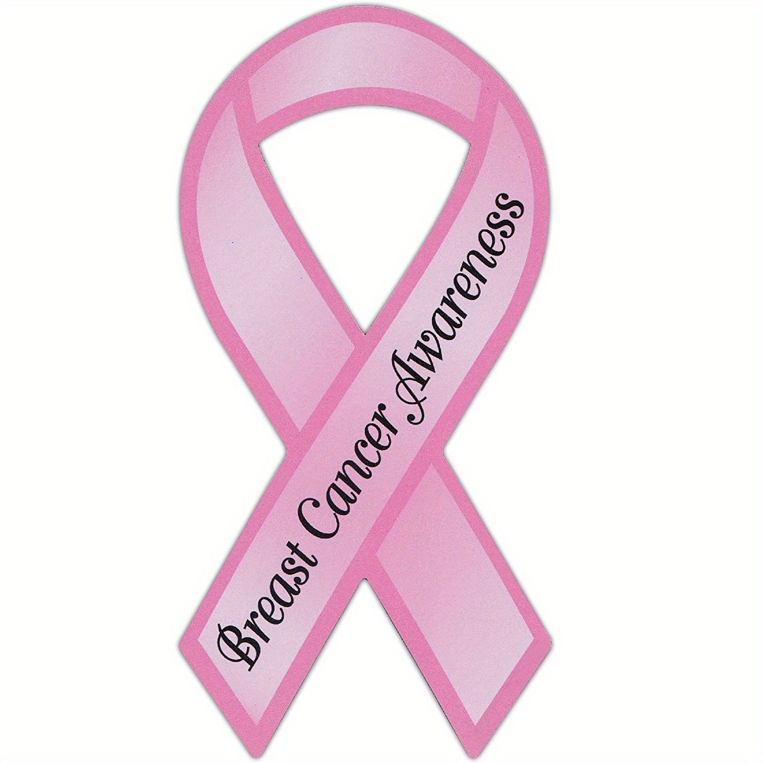 TEMU Breast Awareness Car Sticker - Vinyl Decal With , Self-adhesive Single- For Cars, Laptops, Bottles - Fits Wood, Plastic, Glass, Metal, Ceramic ,