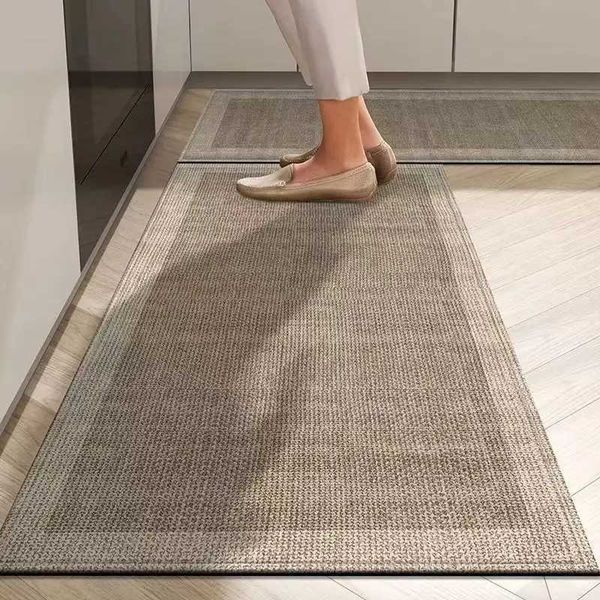 Kitchen floor mat bathroom washable non slip entrance door Hallway Living Room carpet bedroom soft decoration long carpet Y241021