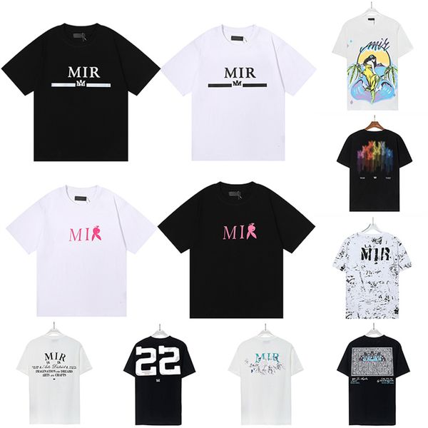 20ss Amari Designer Mens T shirts A Womens miry Printed Fashion Man T-shirt Casual Tees Amary Short Sleeves Polo Luxury Hip Hop Streetwear T