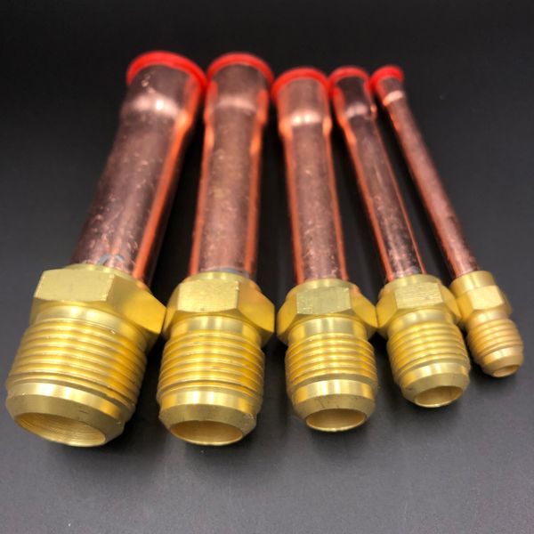 1-4&quot; 3-8&quot; 1-2&quot; 3-4&quot; Flare Connector 45 Degree SAE With Copper Tube Brass Pipe Fitting Adapeter For Air conditioner