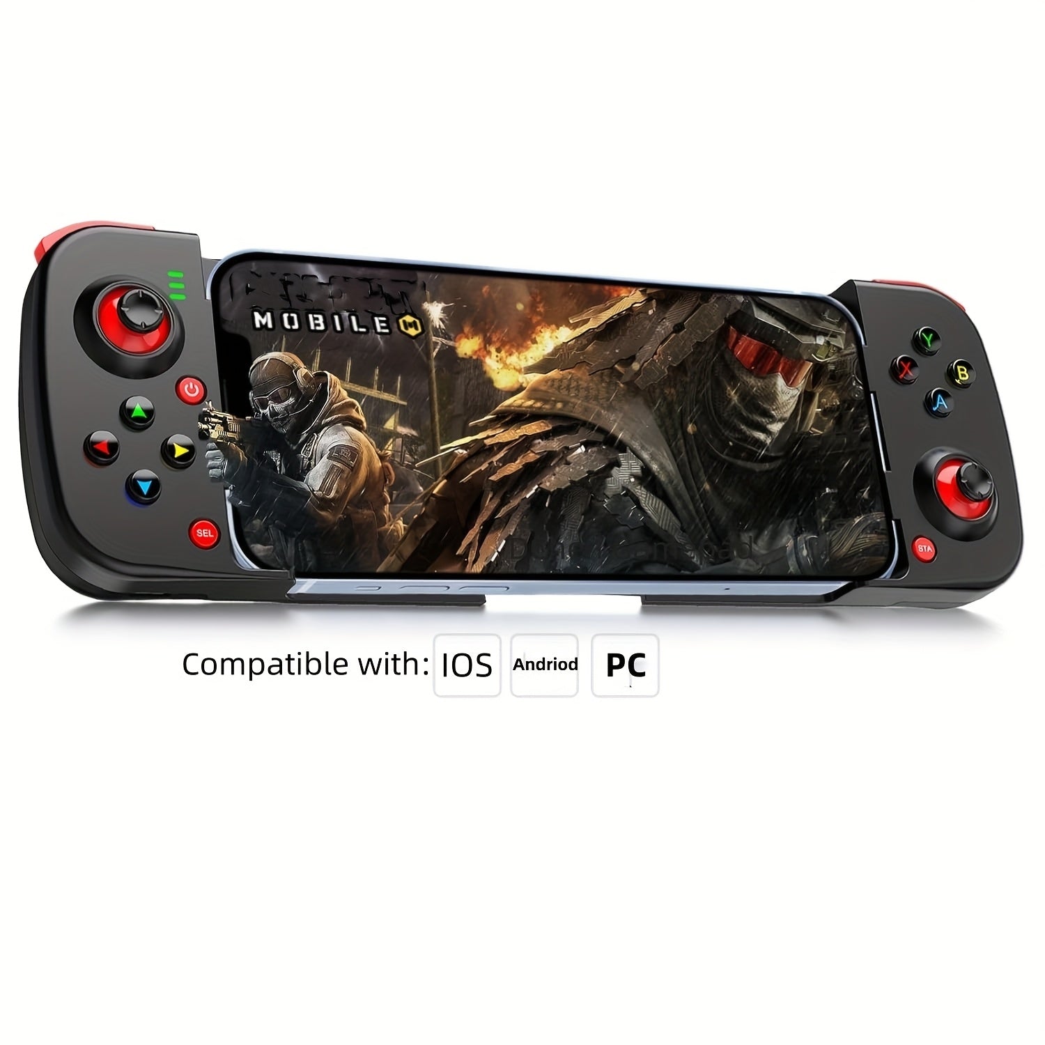 TEMU Wireless Gamepad For Iphone---pc-table Mobile Phone Controller Wireless Game Controller Joystick Telescopic Gamepad Cod Mobile - Play, Gaming