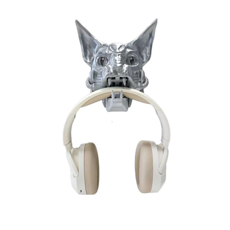 Customizable 3D Printed Headphone Stand Multi-Color Brass & Stainless Metal CNC hining Resin Material Hooks