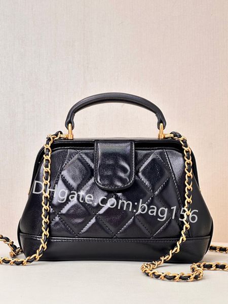 10A Top quality mirror Designer Doctor bag Chain tote Crossbody Bags woman Luxury handbags Waxed lambskin hobo shoulder bags classic AS4958