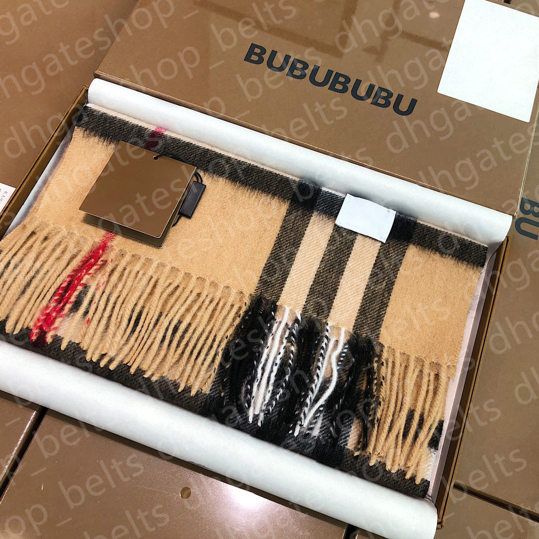 designer mens scarf for womens cashmere scarves 100%wool scarf woman soft touch warm wraps with tags autumn winter long Shawls 30cmX180cm 13 colors