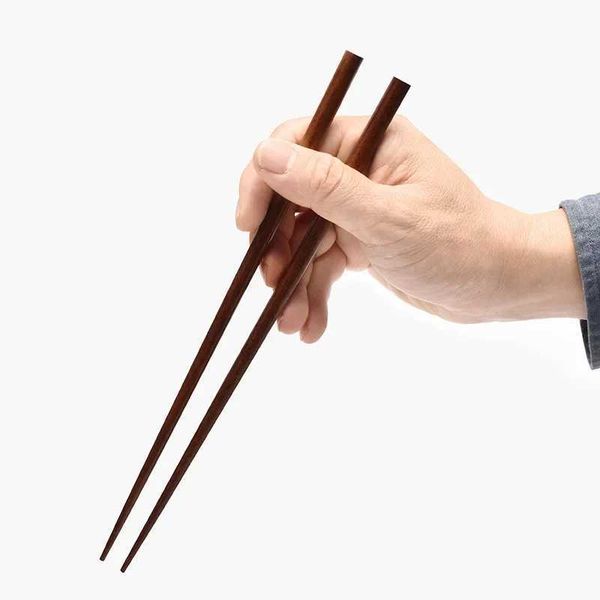 Japanese Style Pointed Chopsticks Natural Wooden Cooking Chopsticks Sushi Home Hotel Wooden CutleryXJ240826