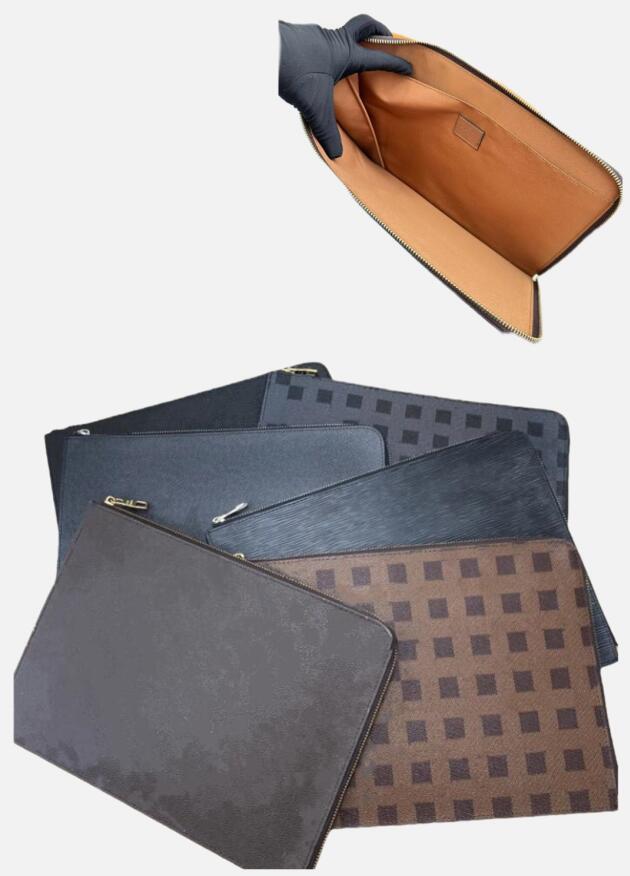 Clutch Bags Designer Bags Laptop Clutch Bags Travel Clutch Laptop File Document Holder Case briefcase handbag shoulderbag crossbody purse wallet Wit
