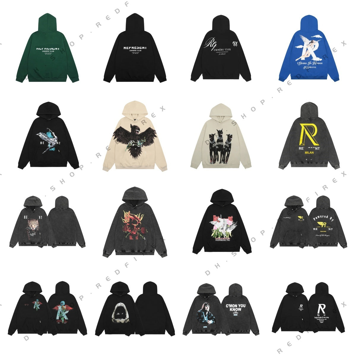 Representhoddie Owners Club Hoodies High Street Trendy Mens and Womens Crewneck Sweatshirt Joggers representtracksuit representor hoodie representju