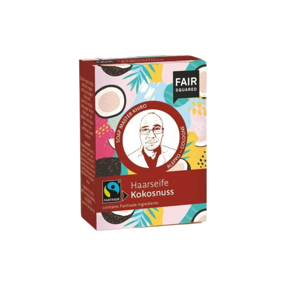 Fair squared Fairtrade Coconut Hair Soap Jubileumsutgave 80g