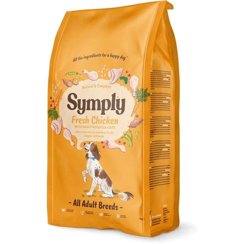 Symply Adult Chicken Dry Dog Food - 12kg