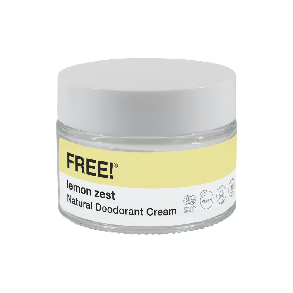 Gratuit! Crema deodoranta organics Naturale Zest de lamaie 50 g