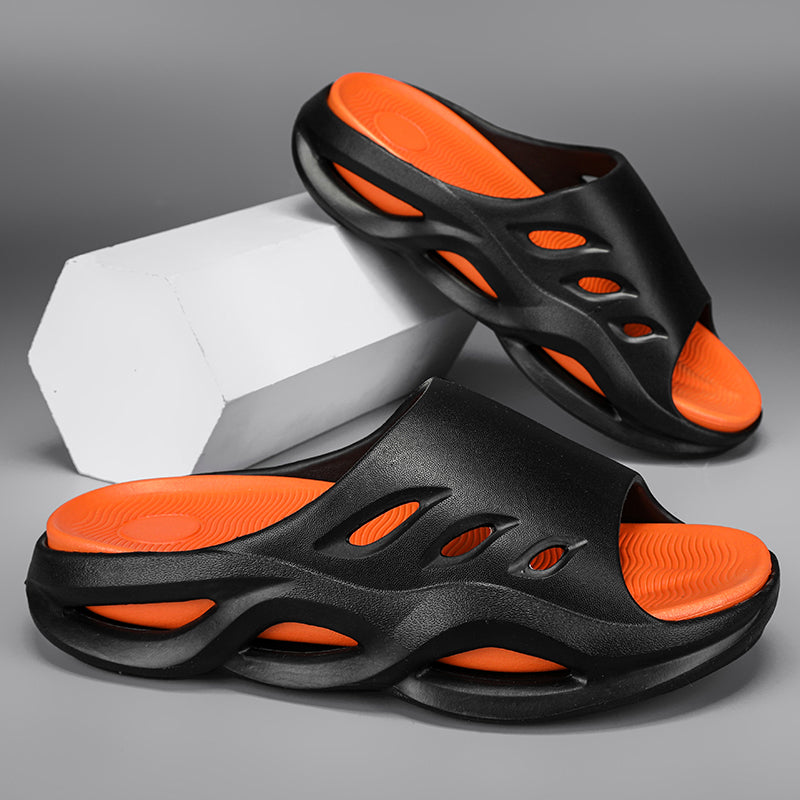 Brand Men&#039;s Slippers Indoor Outdoor Sandals Beach Comfortable Slides Casual Shoes Men Flip-flops Home Slippers Sandals 2024 NEW