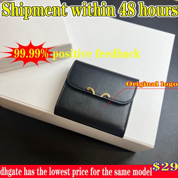 Women Luxury CardHolder Ava Designer Wallet Id Card Coin Purses Cowhide Leather Fashion Key Pouch Mens Card Holders Zippy Purses Chain Money