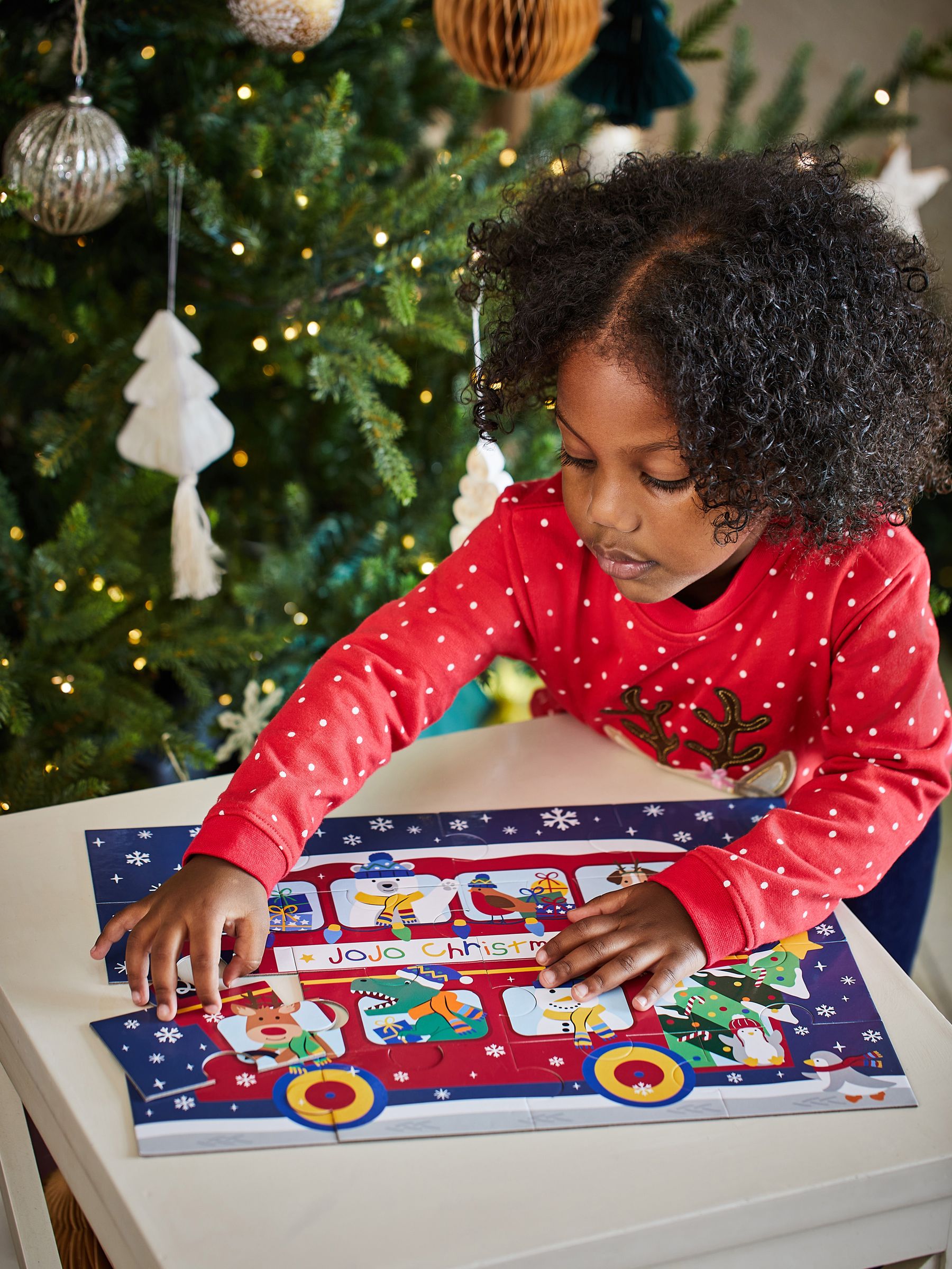 Christmas Jigsaw Puzzle Set of 2 ONE