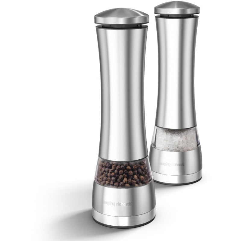 Morphy Richards Accents Electronic Salt and Pepper Mill Stainless Steel