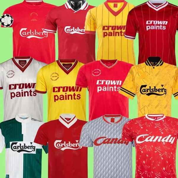 The Reds Retro Soccer Jerseys 1965 2005 2006 2008 2009 2010 Football Shirts TORRES GERRARD SUAREZ OWEN BARNES KUYT 89 91 93 95 01 02 04 05 0