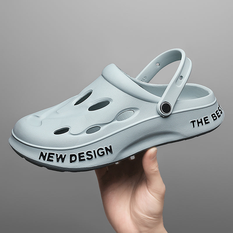 New Men Slippers Sandals Beach Outdoor Clogs Comfortable Indoor Slippers Men Casual Shoes Home Garden Shoes Mens Outdoor Sandals