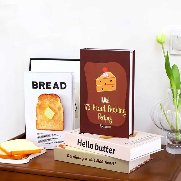 Korean Cute style Fake Books Props For Modern Home Decor Living Room Office Coffee Table Aesthetics Ornaments Indoor DecorationXJ240828